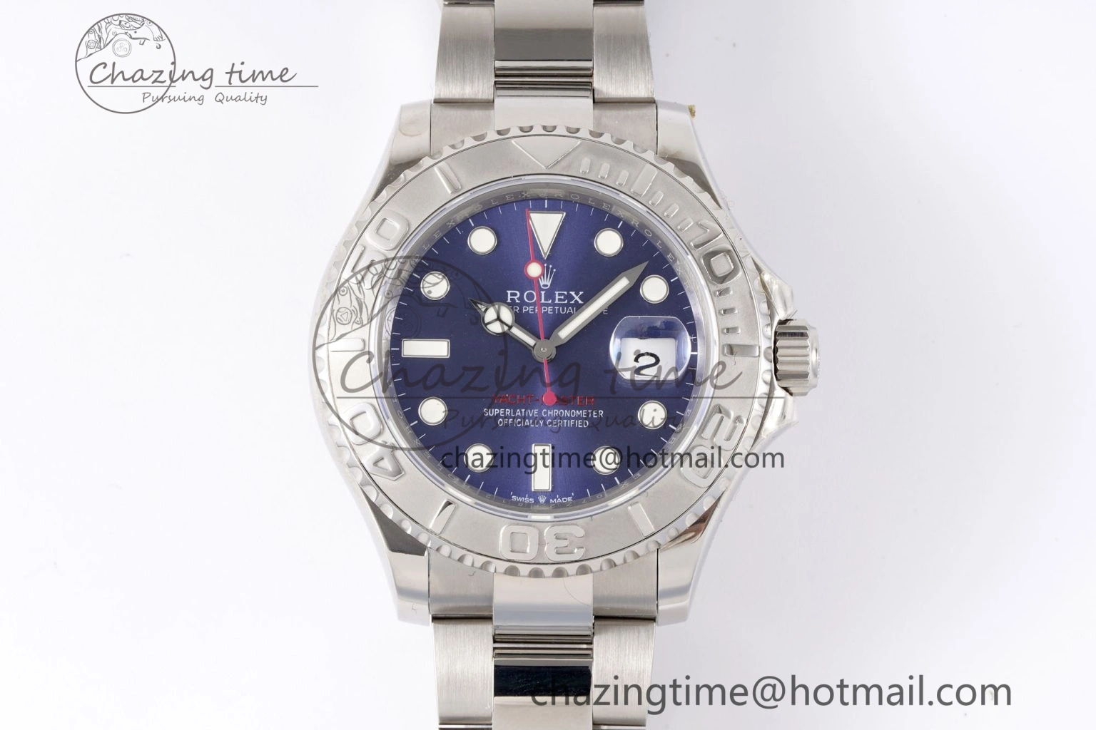 Unisex Yacht-Master 126622 SS APSF Best Edition Blue Dial on SS Bracelet A 1962