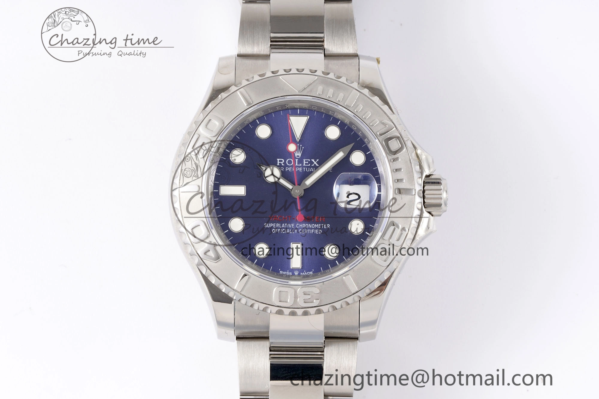 Unisex Yacht-Master 126622 SS APSF Best Edition Blue Dial on SS Bracelet A 1962