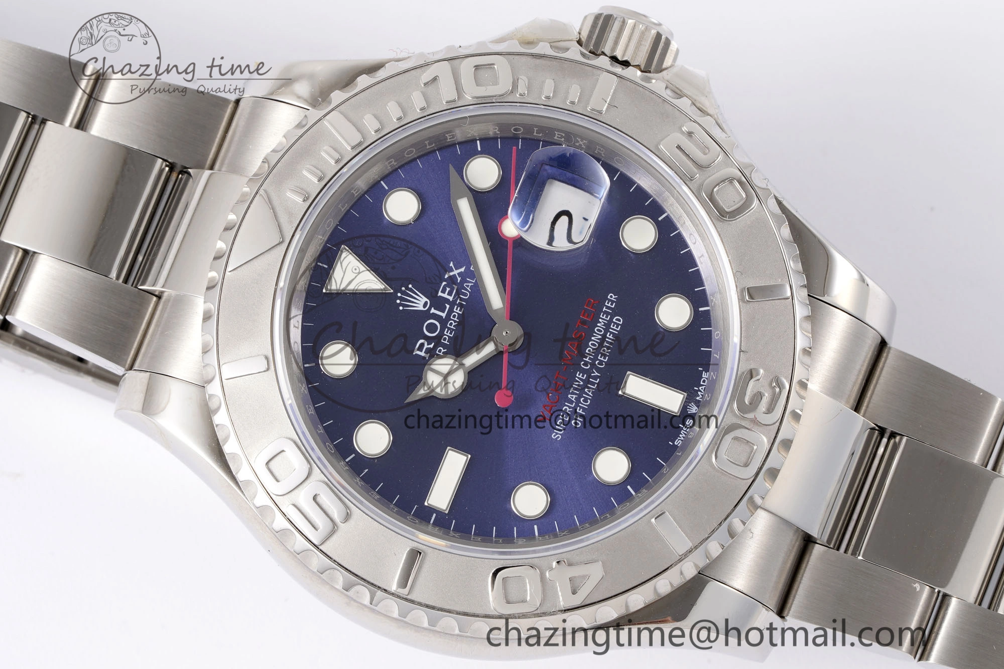 Unisex Yacht-Master 126622 SS APSF Best Edition Blue Dial on SS Bracelet A 1962