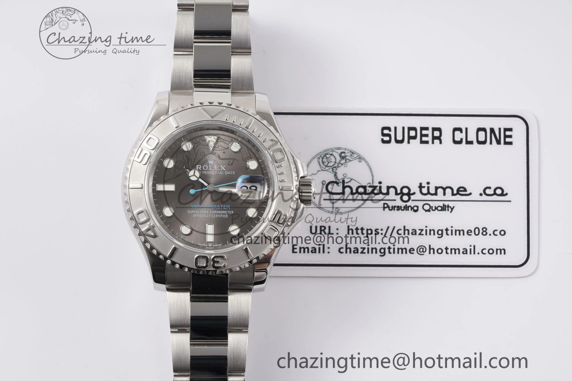 Yacht-Master 126622 SS APSF Best Edition Gray Dial on SS Bracelet A FastDry 1964