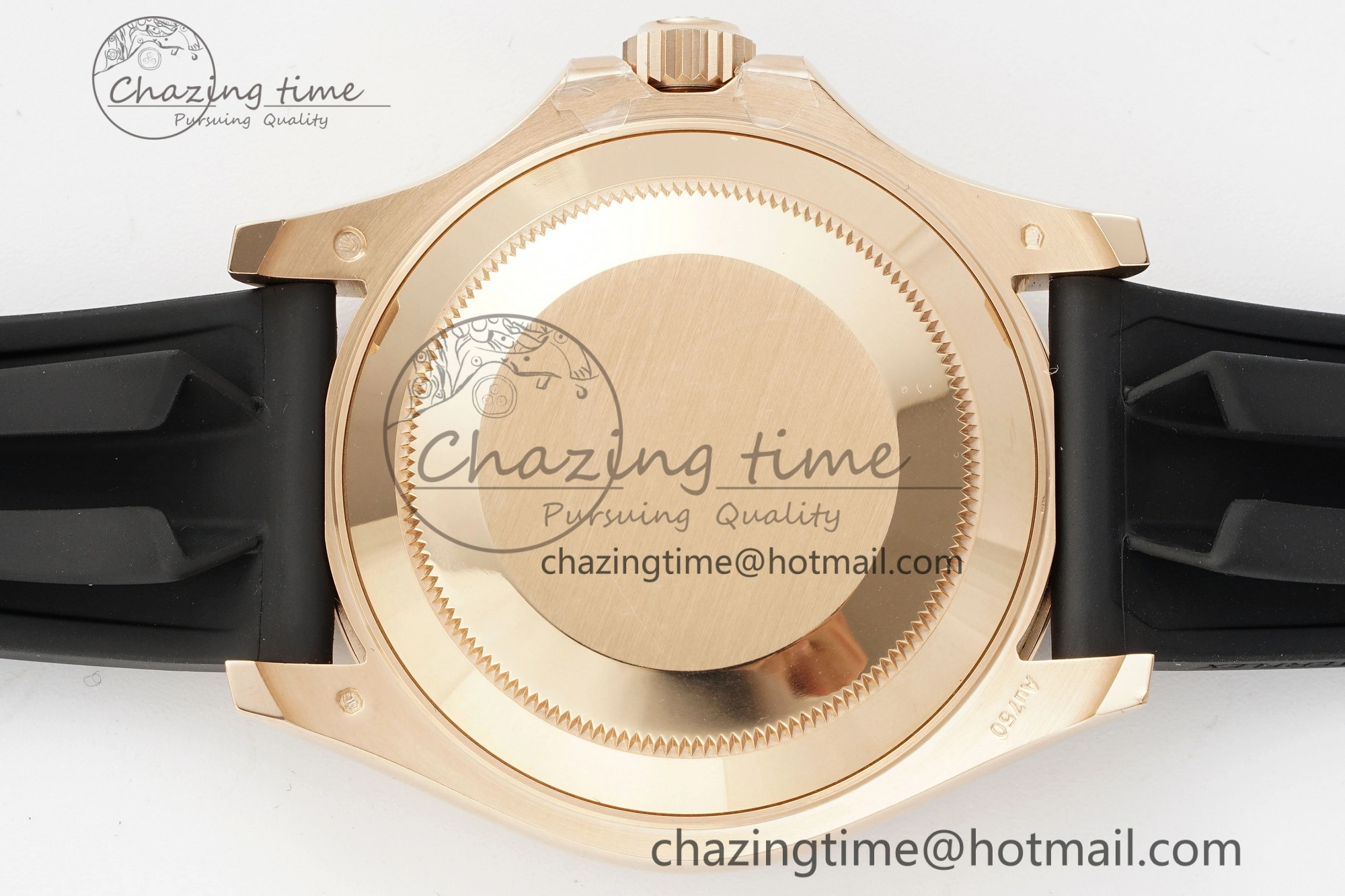 WellDesigned Yacht-Master 126655 C+F 1:1 Best Edition Black Ceramic Bezel on Oysterflex Rubber Strap VR 1955