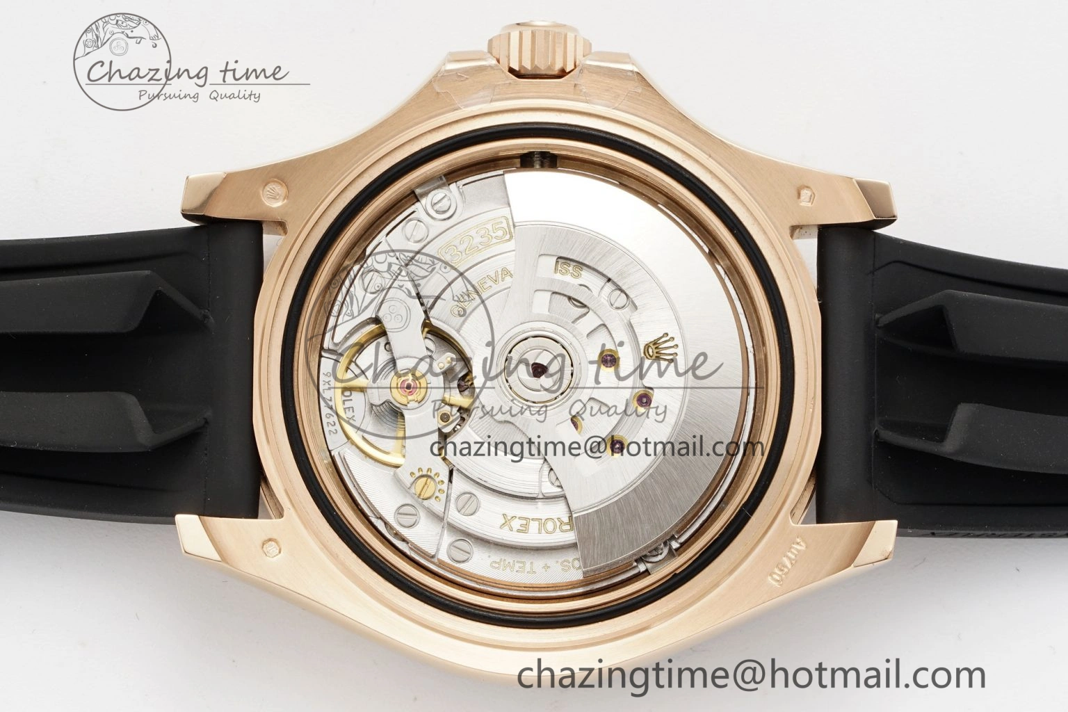 WellDesigned Yacht-Master 126655 C+F 1:1 Best Edition Black Ceramic Bezel on Oysterflex Rubber Strap VR 1955