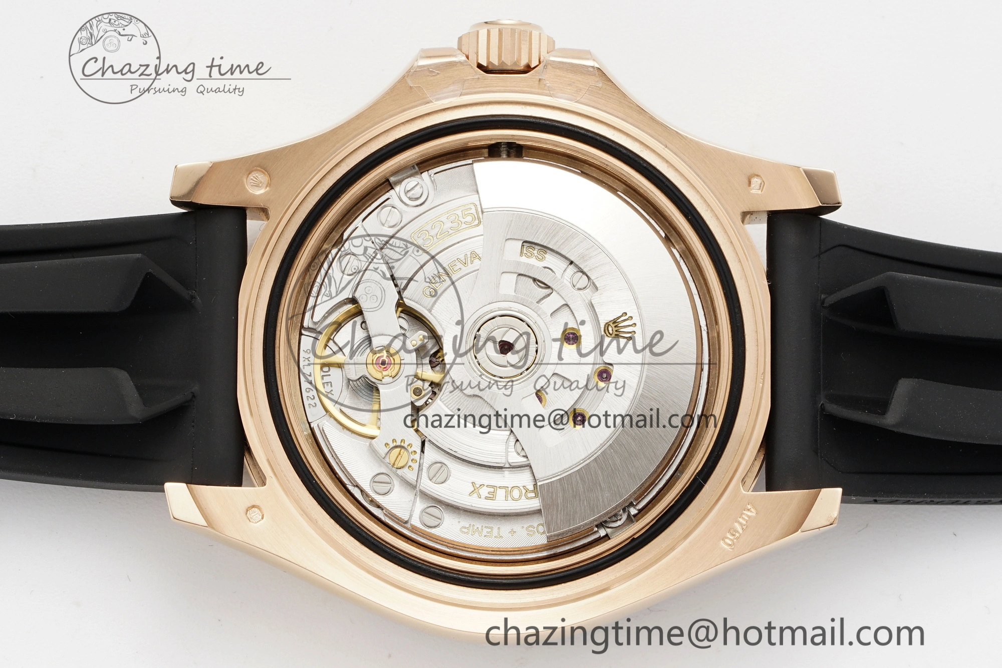 WellDesigned Yacht-Master 126655 C+F 1:1 Best Edition Black Ceramic Bezel on Oysterflex Rubber Strap VR 1955