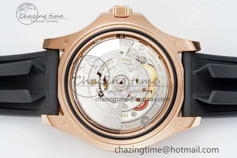Functional Yacht-Master 126655 Clean 1:1 Best Edition Black Ceramic Bezel on Oysterflex Strap VR 2124