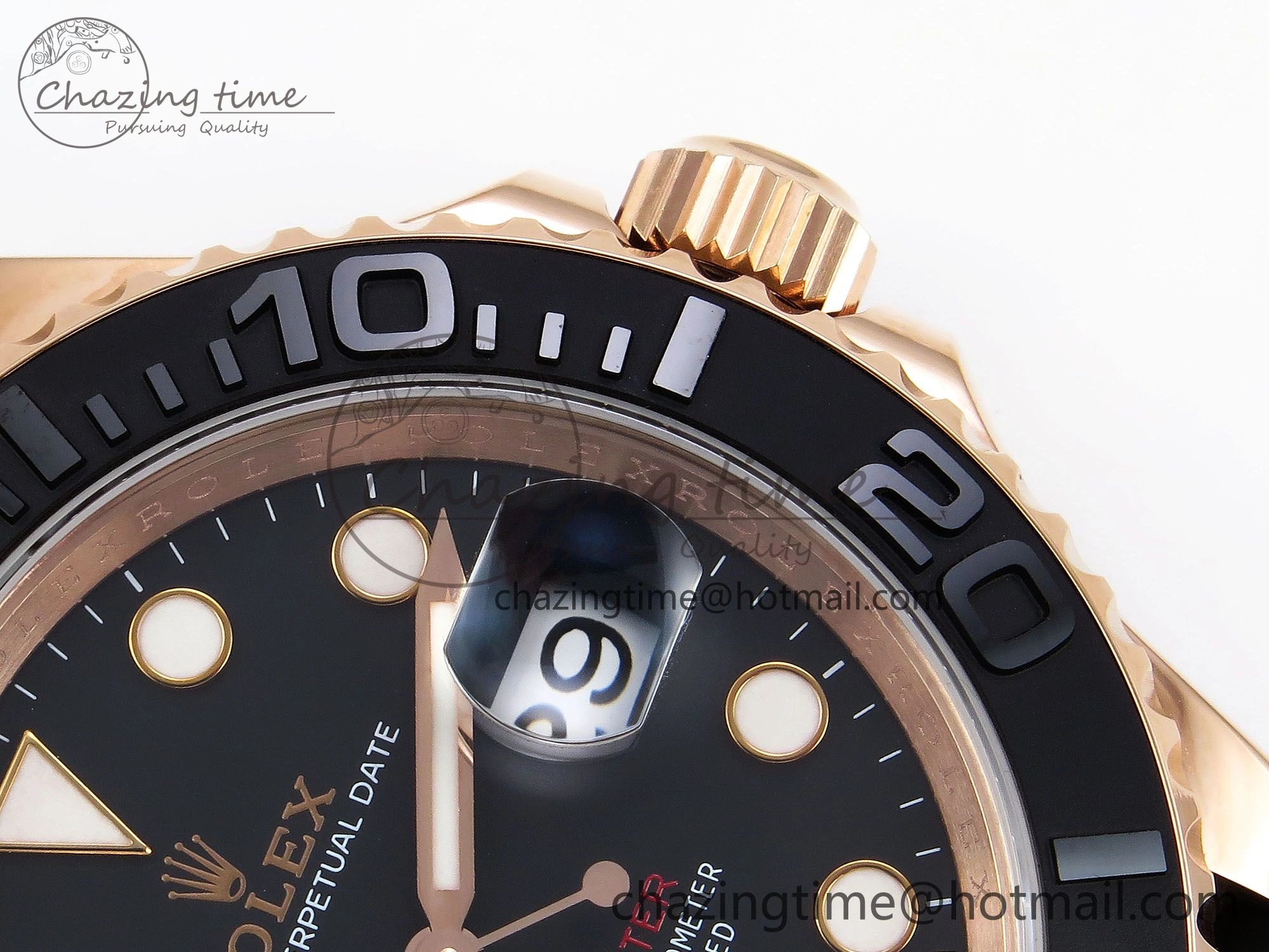 Yacht-Master 126655 HGF 904L Steel 1:1 Best Edition Black Dial on Oysterflex Strap VR HighPerformance 1466