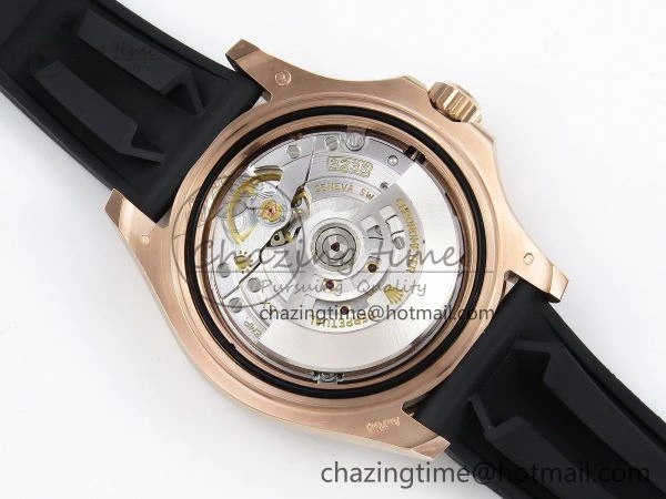 Yacht-Master 126655 HGF 904L Steel 1:1 Best Edition Black Dial on Oysterflex Strap VR HighPerformance 1466