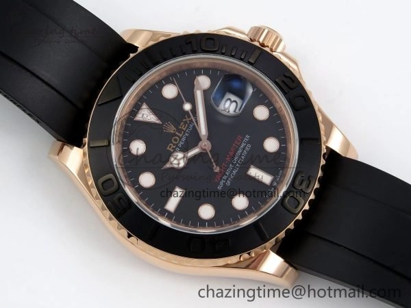 Yacht-Master 126655 KF 1:1 Best Edition RG Wrapped on Oysterflex Strap VR3235 (Gen Weight) SmoothTexture 1624