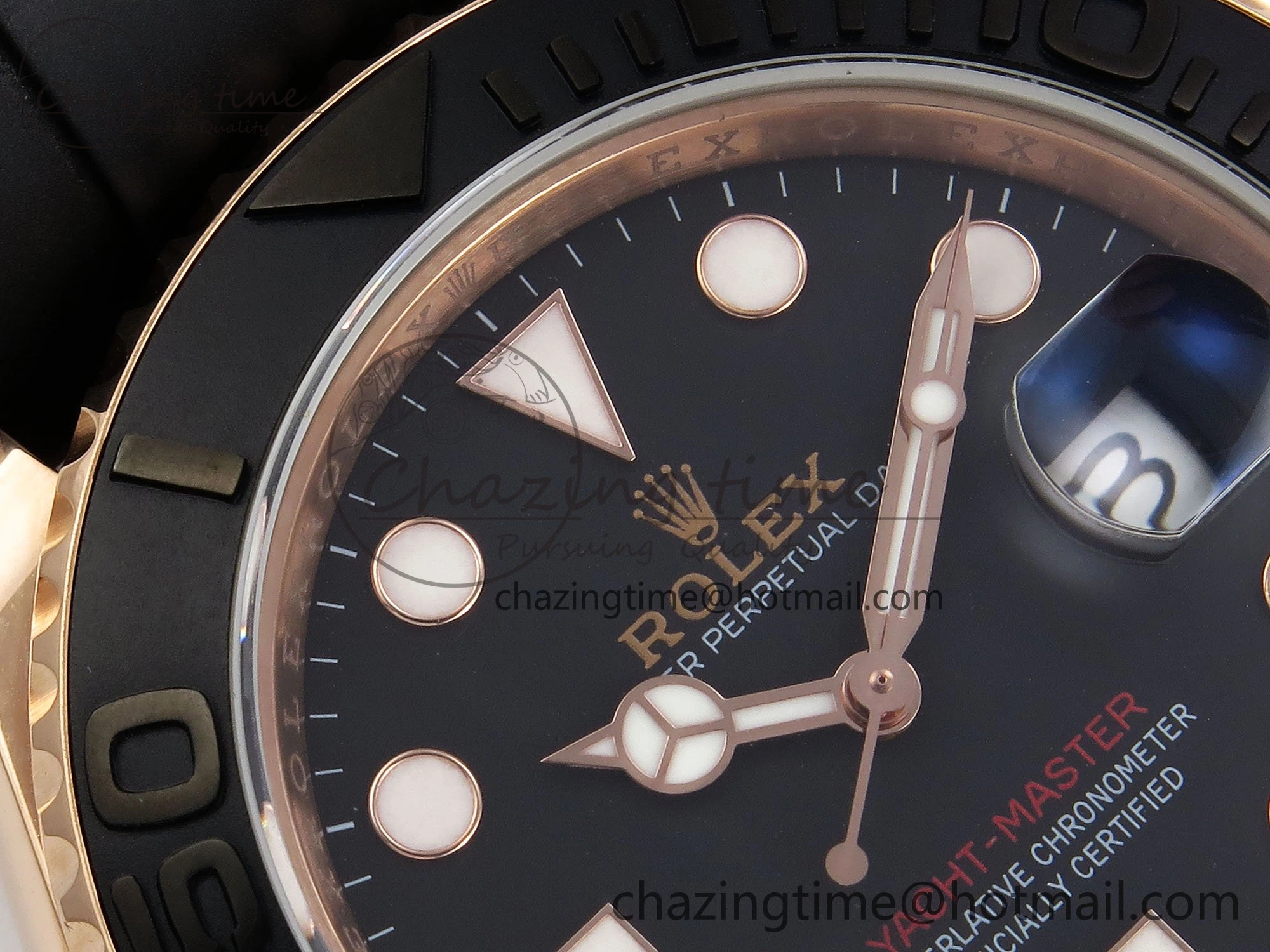 Yacht-Master 126655 KF 1:1 Best Edition RG Wrapped on Oysterflex Strap VR3235 (Gen Weight) SmoothTexture 1624