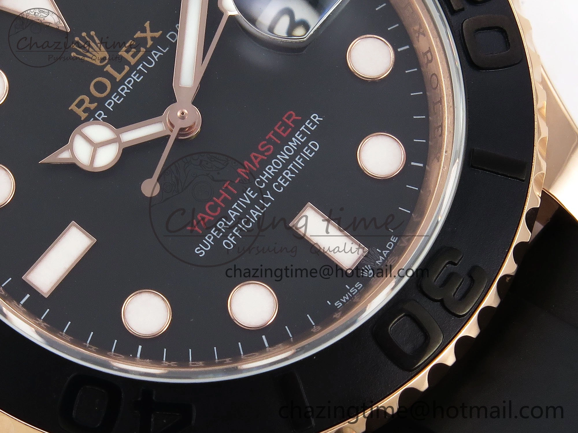 Yacht-Master 126655 KF 1:1 Best Edition RG Wrapped on Oysterflex Strap VR3235 (Gen Weight) SmoothTexture 1624