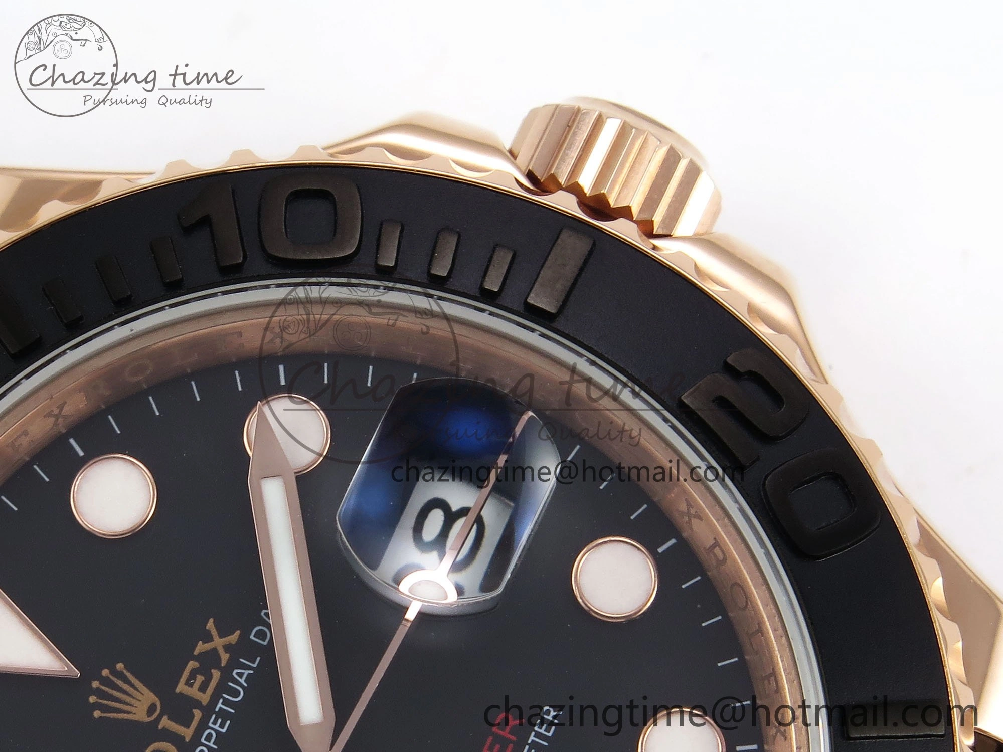 Yacht-Master 126655 KF 1:1 Best Edition RG Wrapped on Oysterflex Strap VR3235 (Gen Weight) SmoothTexture 1624