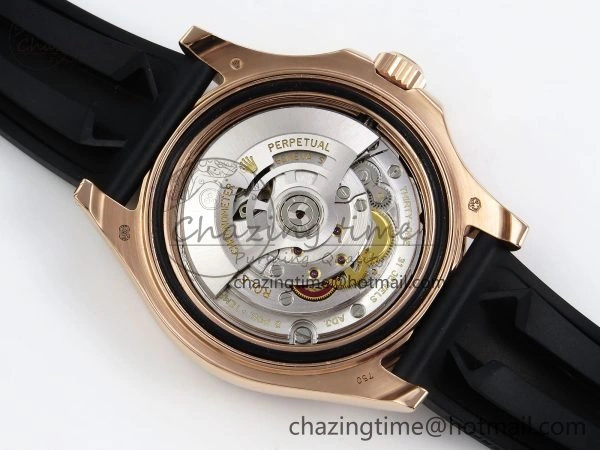 Yacht-Master 126655 KF 1:1 Best Edition RG Wrapped on Oysterflex Strap VR3235 (Gen Weight) SmoothTexture 1624