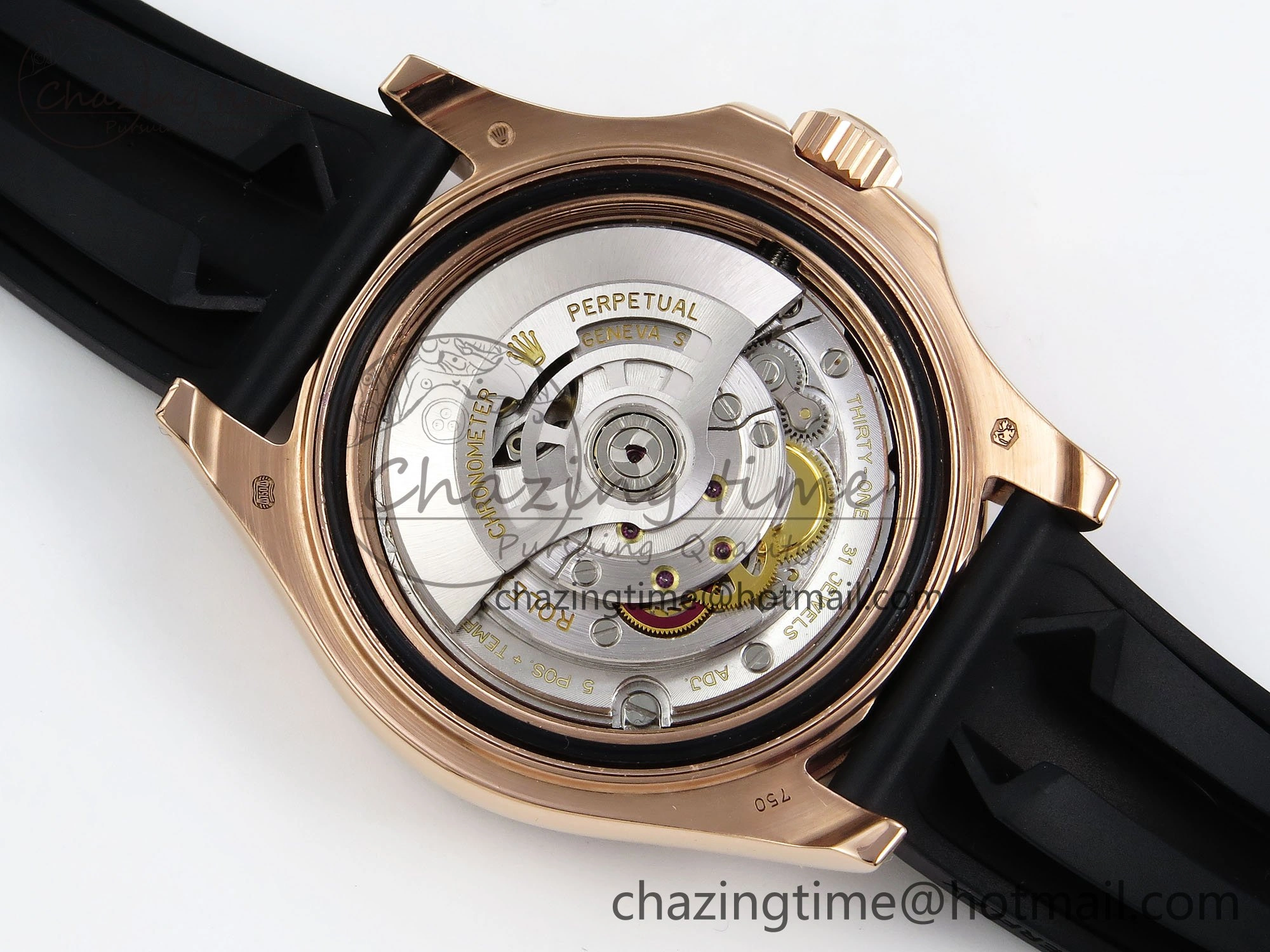 Yacht-Master 126655 KF 1:1 Best Edition RG Wrapped on Oysterflex Strap VR3235 (Gen Weight) SmoothTexture 1624