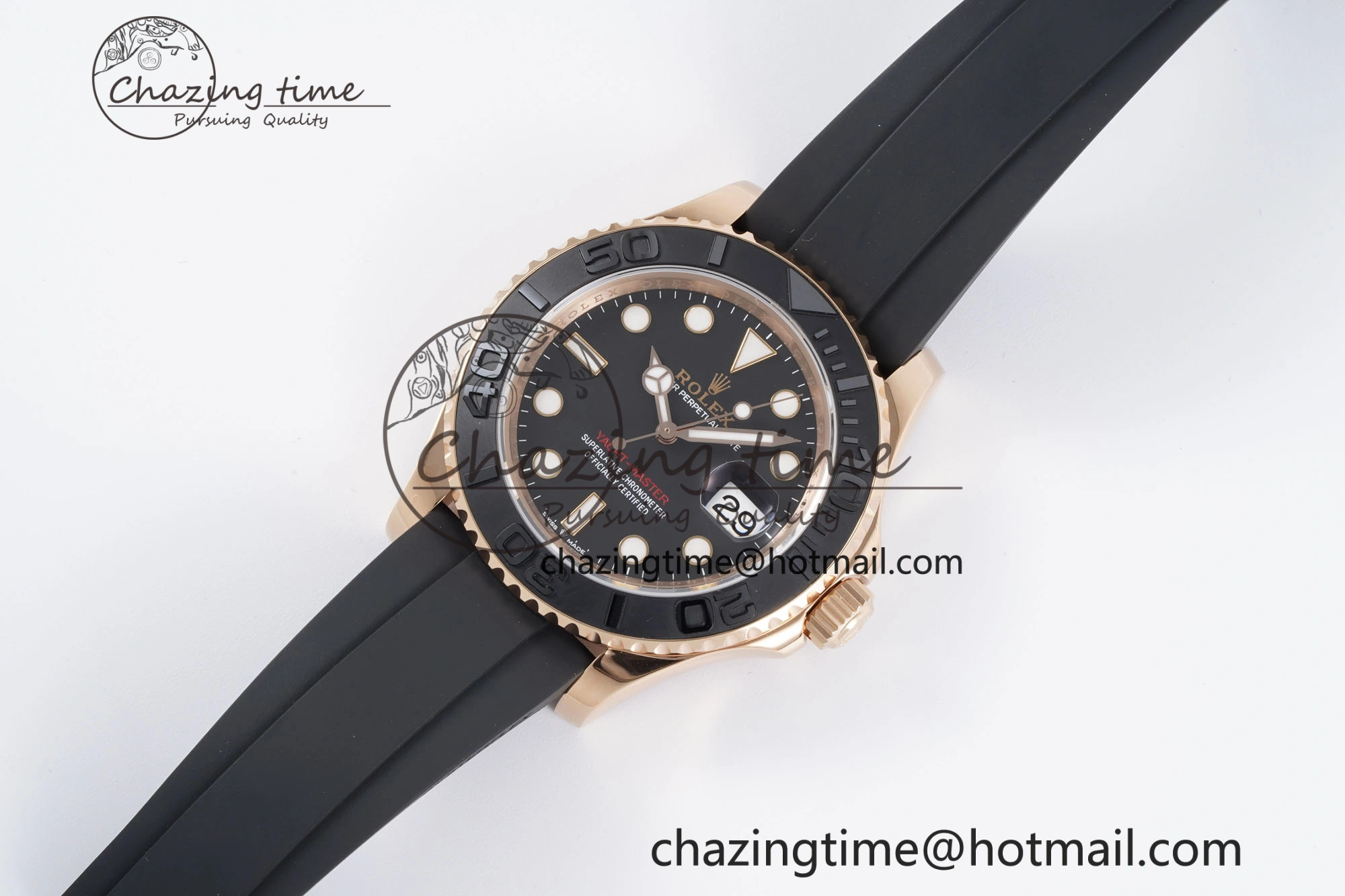 Colorful Yacht-Master 126655 VSF 1:1 Best Edition Black Ceramic Bezel on Oysterflex Rubber Strap VS 2026