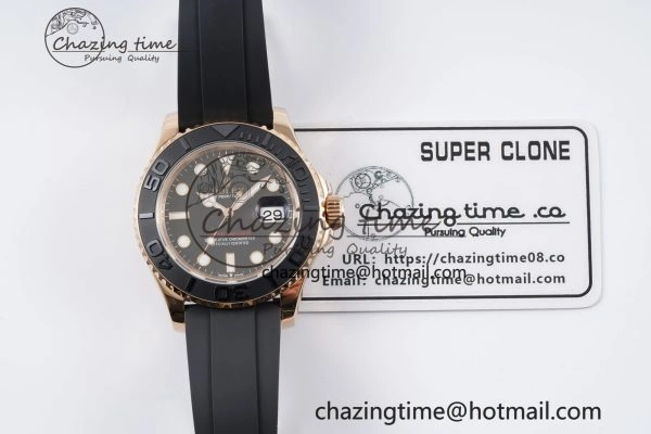 Colorful Yacht-Master 126655 VSF 1:1 Best Edition Black Ceramic Bezel on Oysterflex Rubber Strap VS 2026