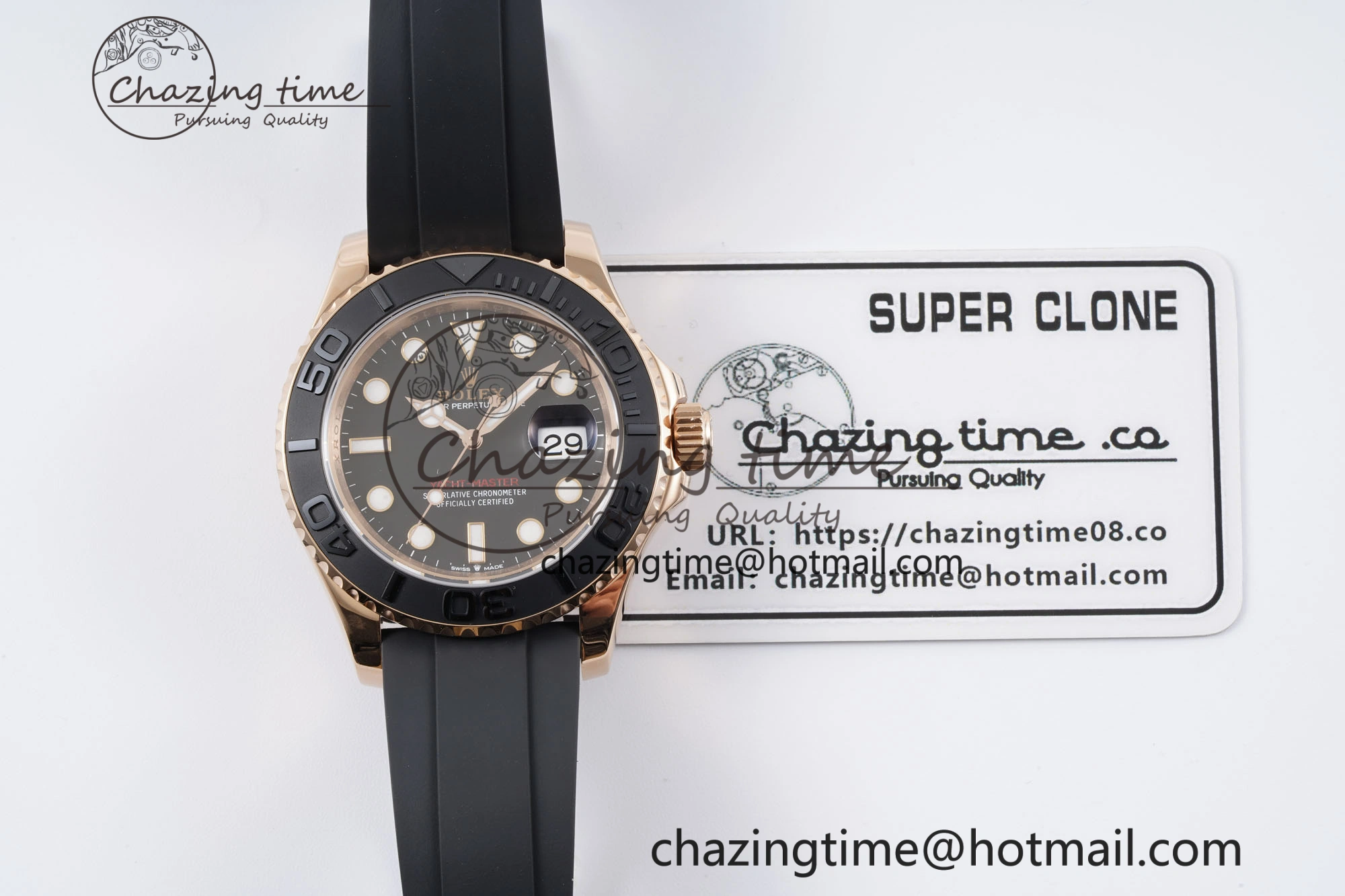 Colorful Yacht-Master 126655 VSF 1:1 Best Edition Black Ceramic Bezel on Oysterflex Rubber Strap VS 2026