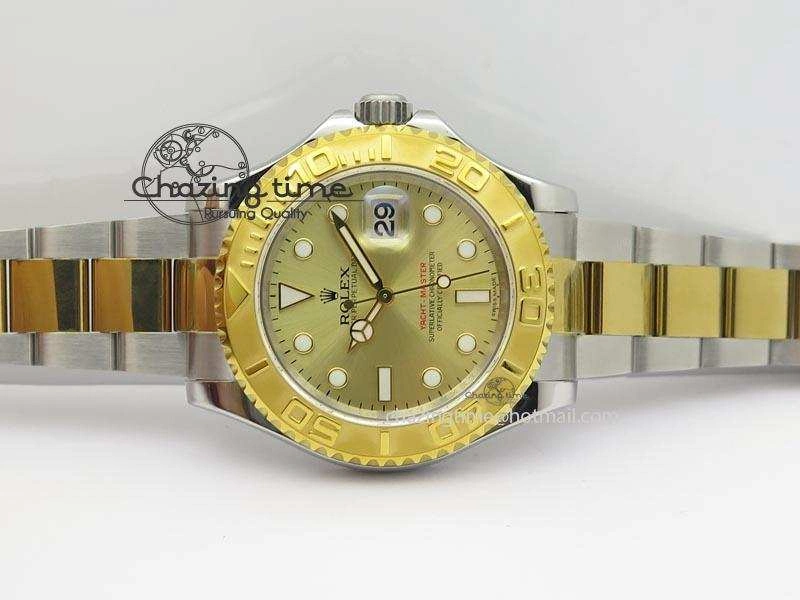 Yacht-Master 16623 JF Best Edition YG Dial On SS YG Bracelet A Refined 3915