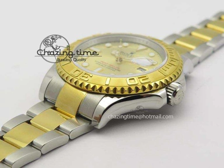 Yacht-Master 16623 JF Best Edition YG Dial On SS YG Bracelet A Refined 3915