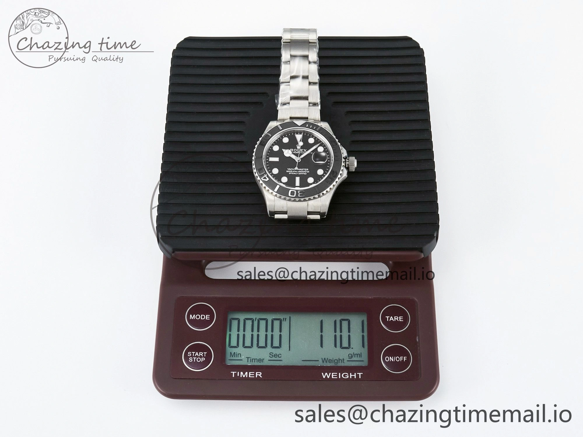 NewStyle Yacht-Master 226627 Titanium Clean 1:1 Best Edition Black Dial on Titanium Bracelet VR 91
