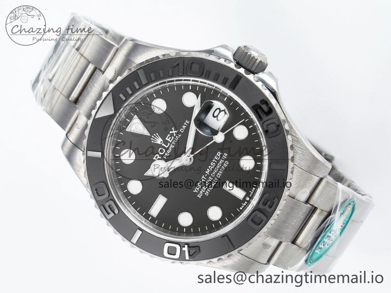 NewStyle Yacht-Master 226627 Titanium Clean 1:1 Best Edition Black Dial on Titanium Bracelet VR 91
