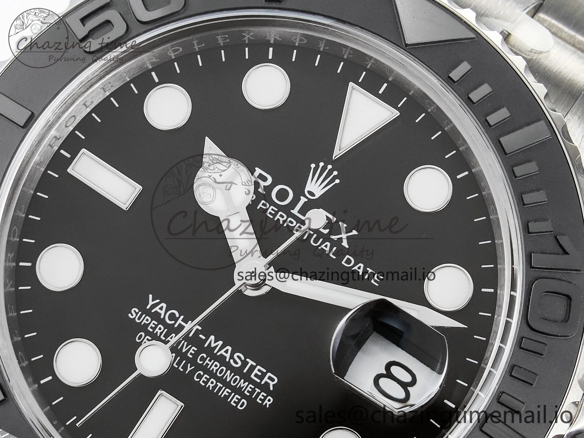 NewStyle Yacht-Master 226627 Titanium Clean 1:1 Best Edition Black Dial on Titanium Bracelet VR 91