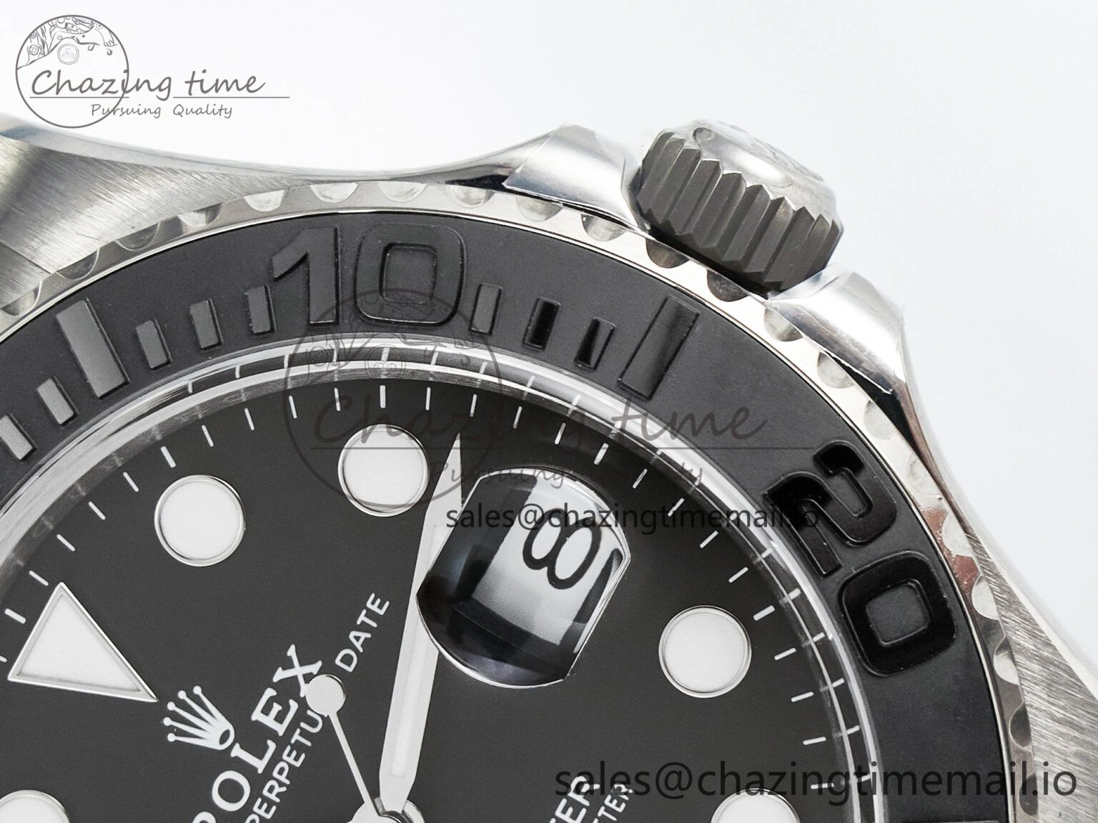NewStyle Yacht-Master 226627 Titanium Clean 1:1 Best Edition Black Dial on Titanium Bracelet VR 91