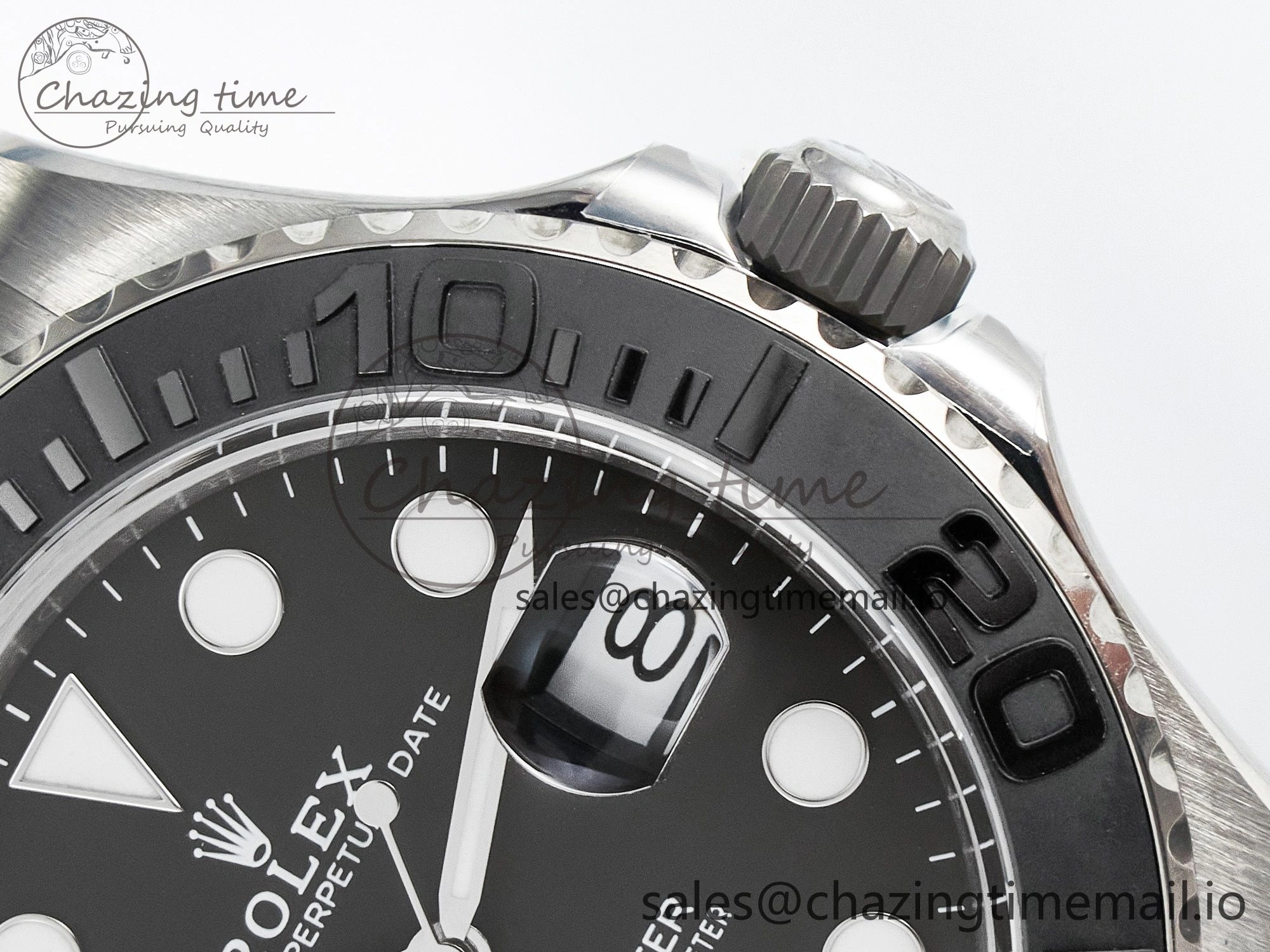 NewStyle Yacht-Master 226627 Titanium Clean 1:1 Best Edition Black Dial on Titanium Bracelet VR 91