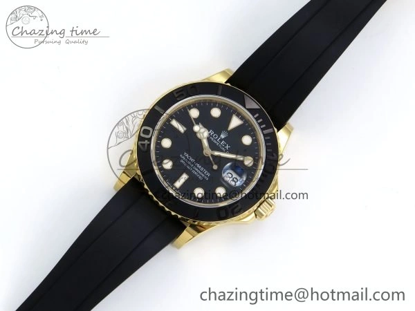 Yacht-Master 226658 KF 1:1 Best Edition YG Wrapped on Oysterflex Strap VR3235 (Gen Weight) Trendy 1626