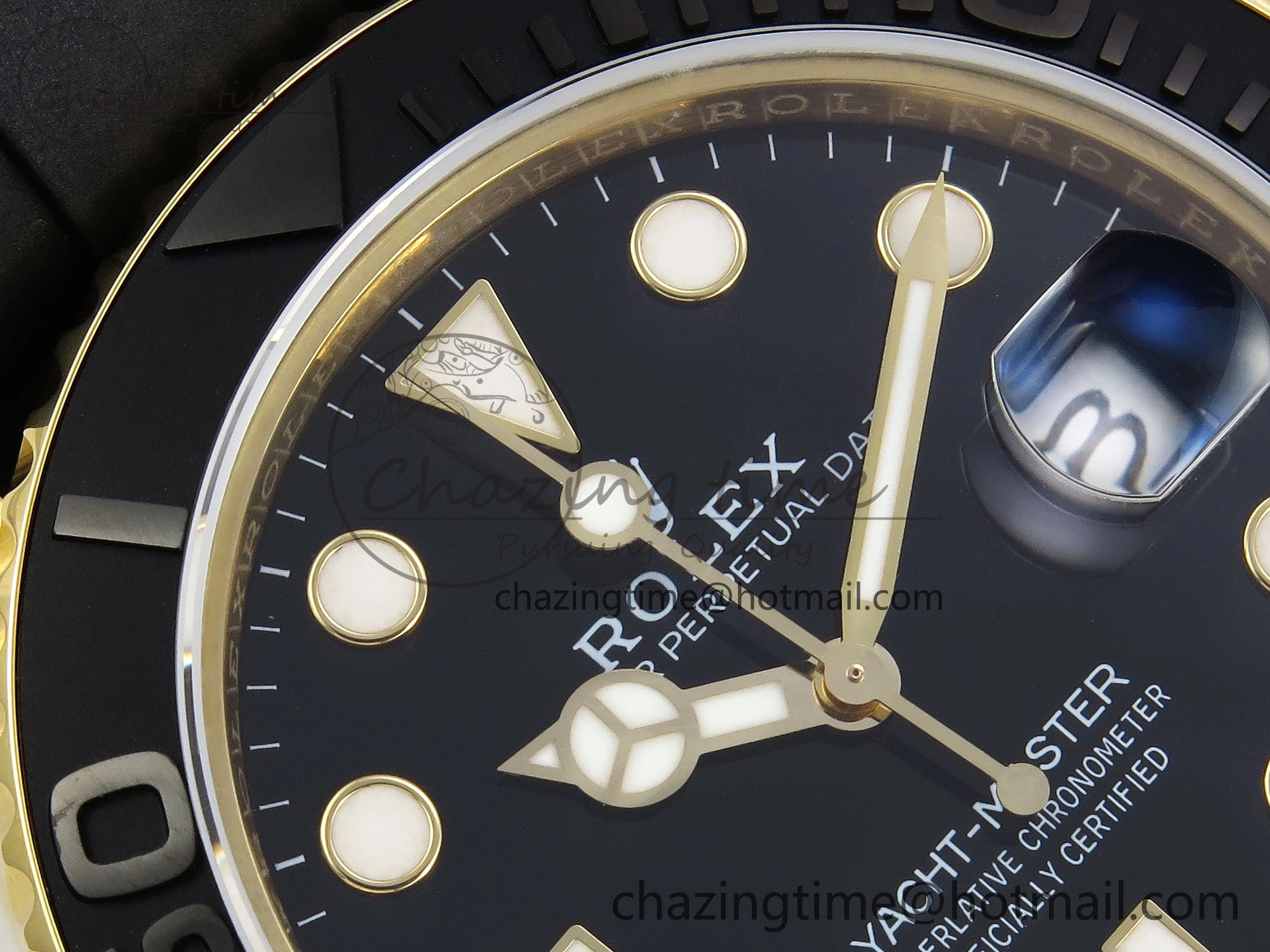 Yacht-Master 226658 KF 1:1 Best Edition YG Wrapped on Oysterflex Strap VR3235 (Gen Weight) Trendy 1626