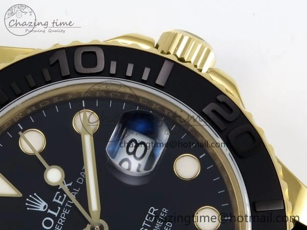 Yacht-Master 226658 KF 1:1 Best Edition YG Wrapped on Oysterflex Strap VR3235 (Gen Weight) Trendy 1626