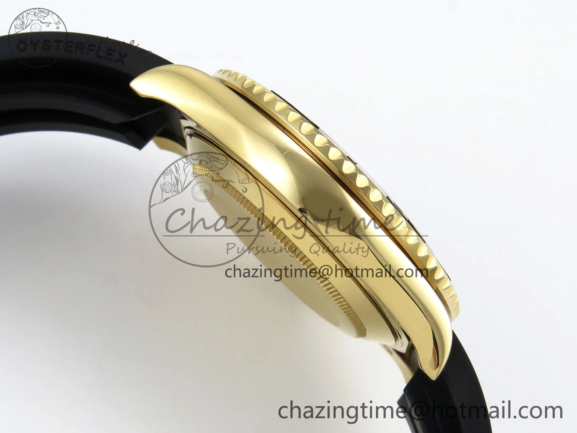 Yacht-Master 226658 KF 1:1 Best Edition YG Wrapped on Oysterflex Strap VR3235 (Gen Weight) Trendy 1626