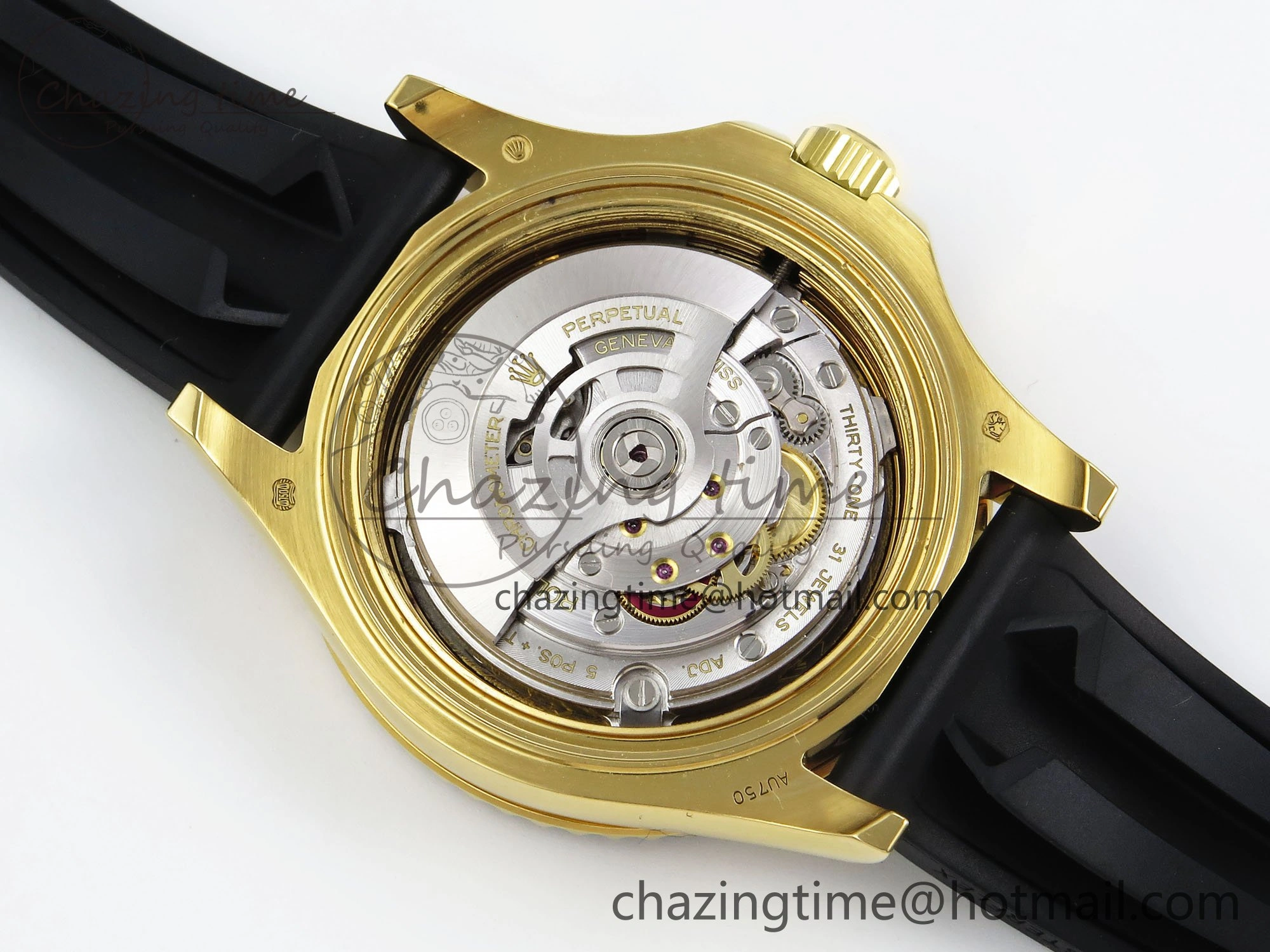 Yacht-Master 226658 KF 1:1 Best Edition YG Wrapped on Oysterflex Strap VR3235 (Gen Weight) Trendy 1626