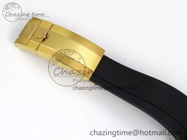 Yacht-Master 226658 KF 1:1 Best Edition YG Wrapped on Oysterflex Strap VR3235 (Gen Weight) Trendy 1626