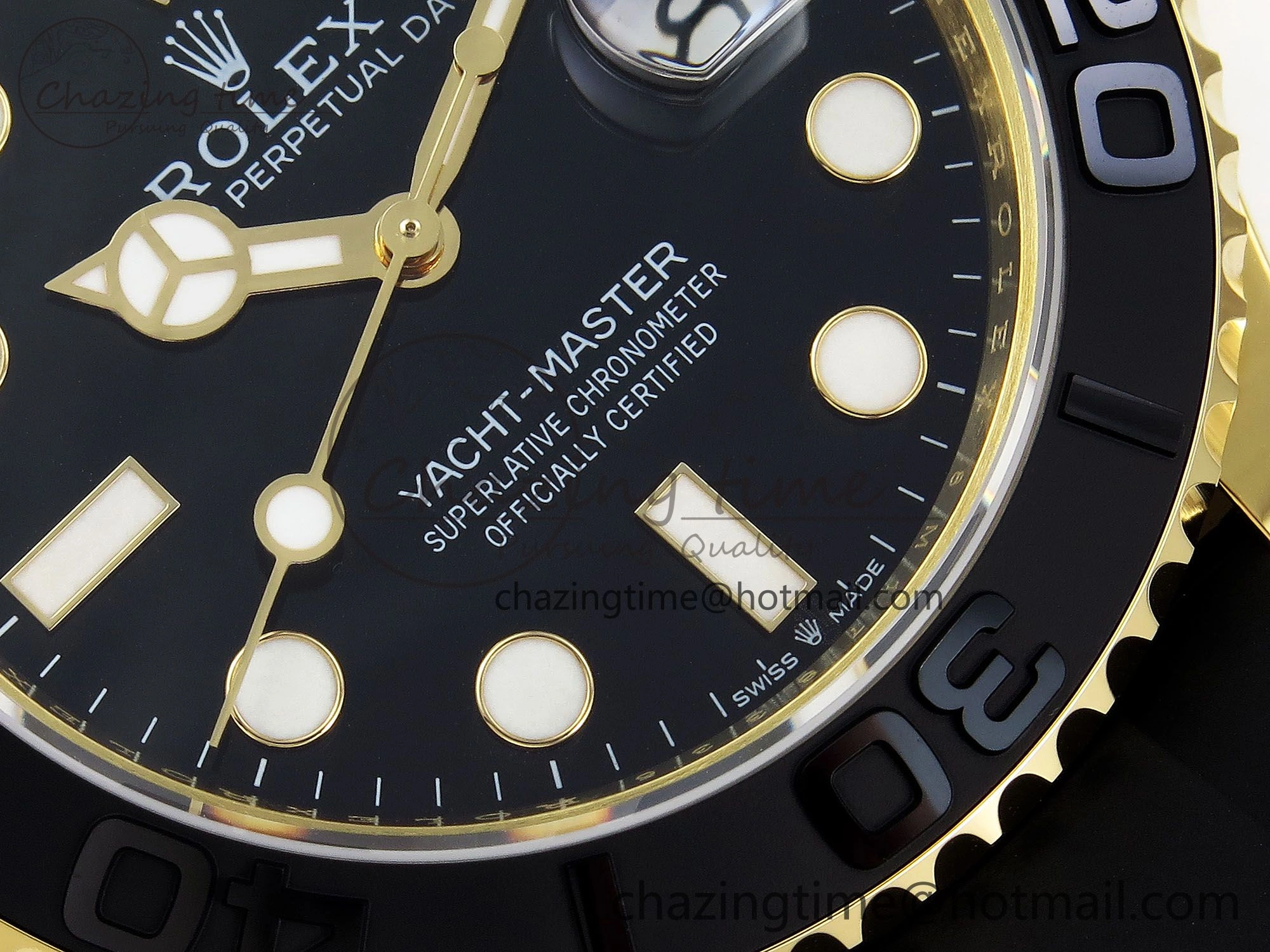 Yacht-Master 226658 SuperF 1:1 Best Edition Black Dial on Oysterflex Strap VR StreetReady 1343