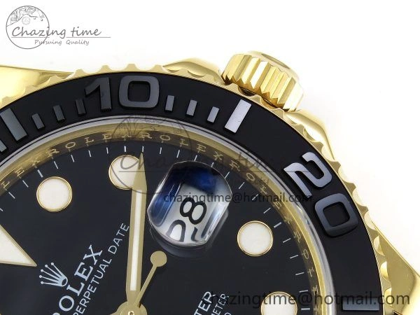 Yacht-Master 226658 SuperF 1:1 Best Edition Black Dial on Oysterflex Strap VR StreetReady 1343