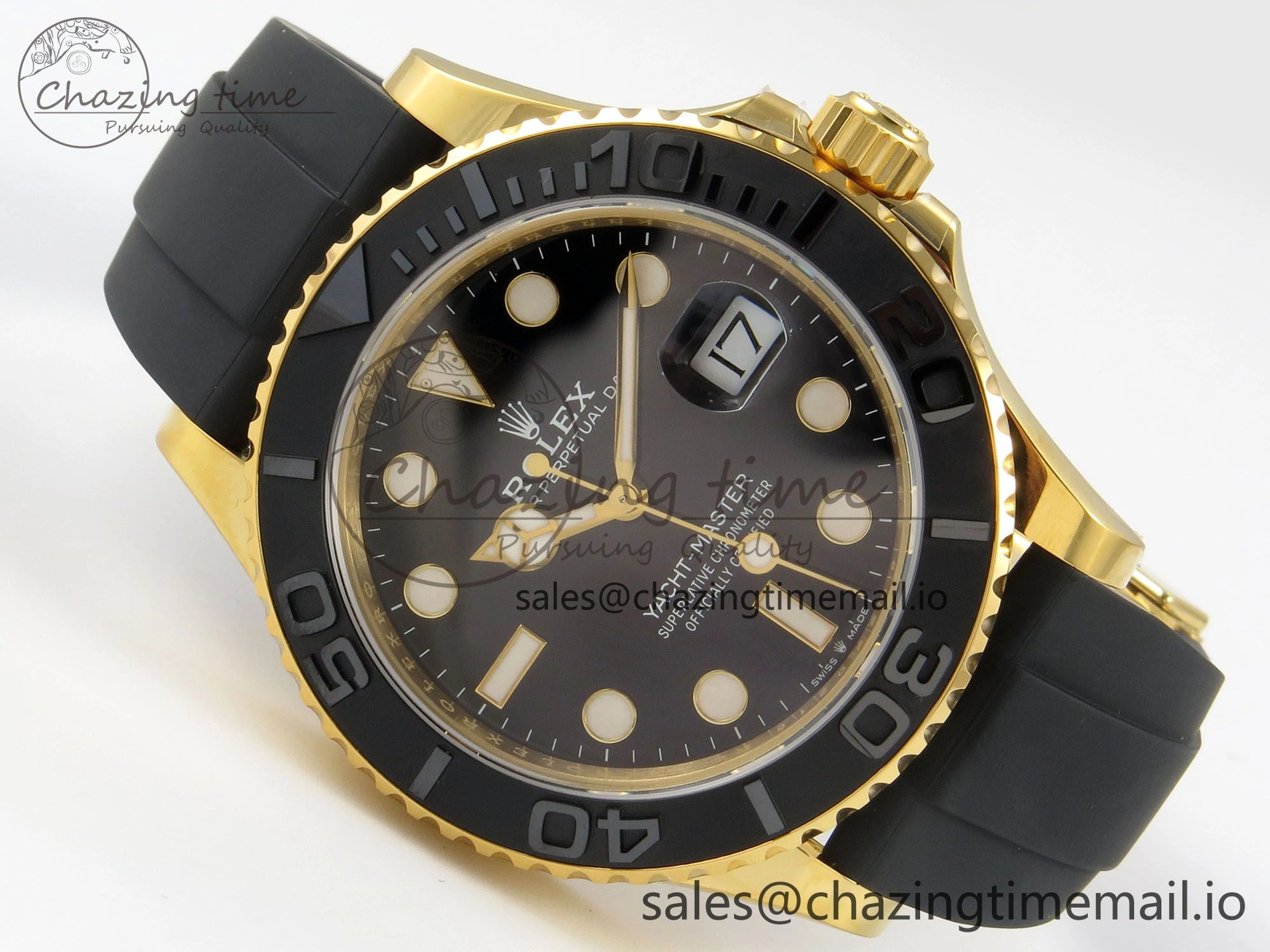 AllSeason Yacht-Master 226658 VSF 1:1 Best Edition Black Dial on Oysterflex Strap VS3235 (Gain Weight) V 174