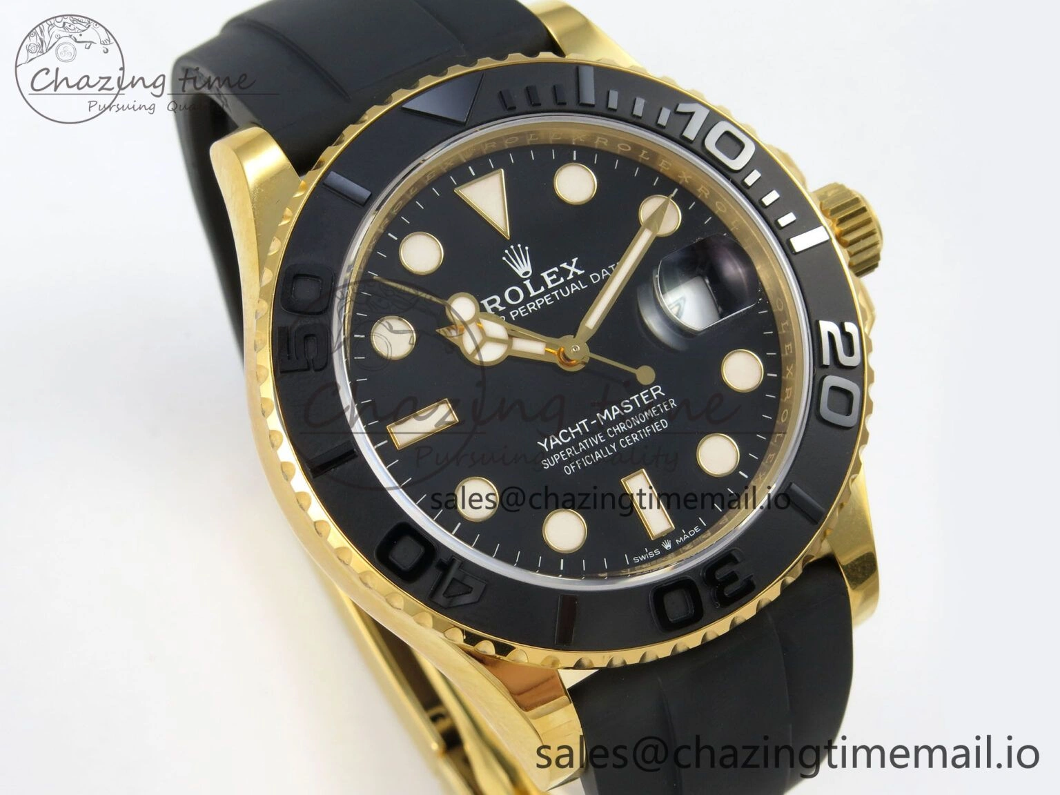 AllSeason Yacht-Master 226658 VSF 1:1 Best Edition Black Dial on Oysterflex Strap VS3235 (Gain Weight) V 174