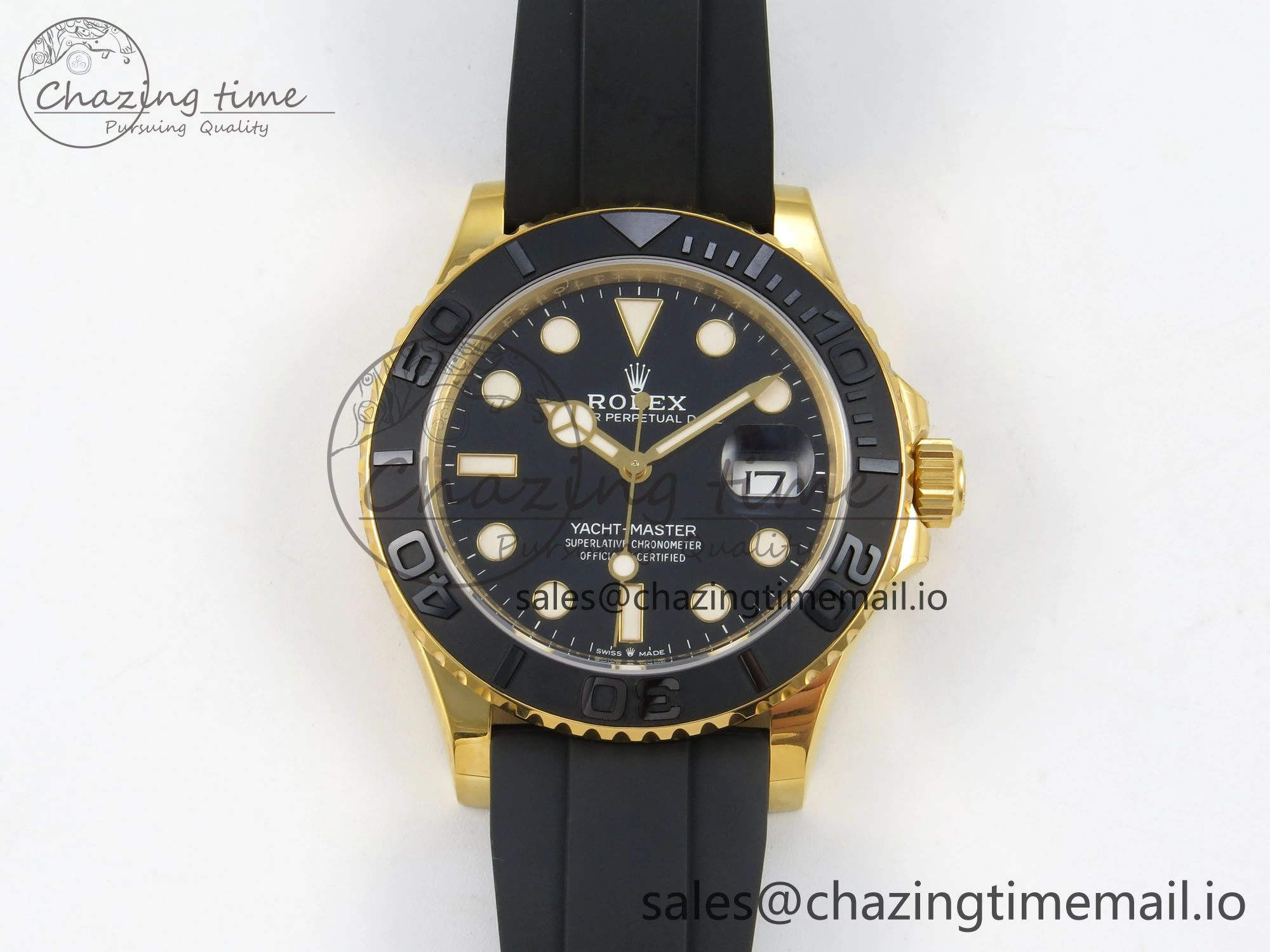 AllSeason Yacht-Master 226658 VSF 1:1 Best Edition Black Dial on Oysterflex Strap VS3235 (Gain Weight) V 174