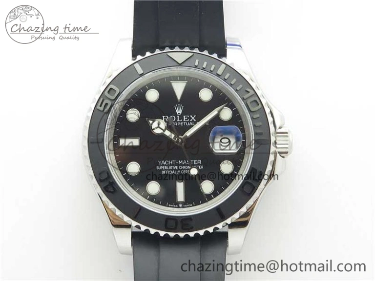 Yacht-Master 226659 42mm BP Maker Best Edition Black Ceramic Bezel on Oysterflex Rubber Strap A HighPerformance 3187
