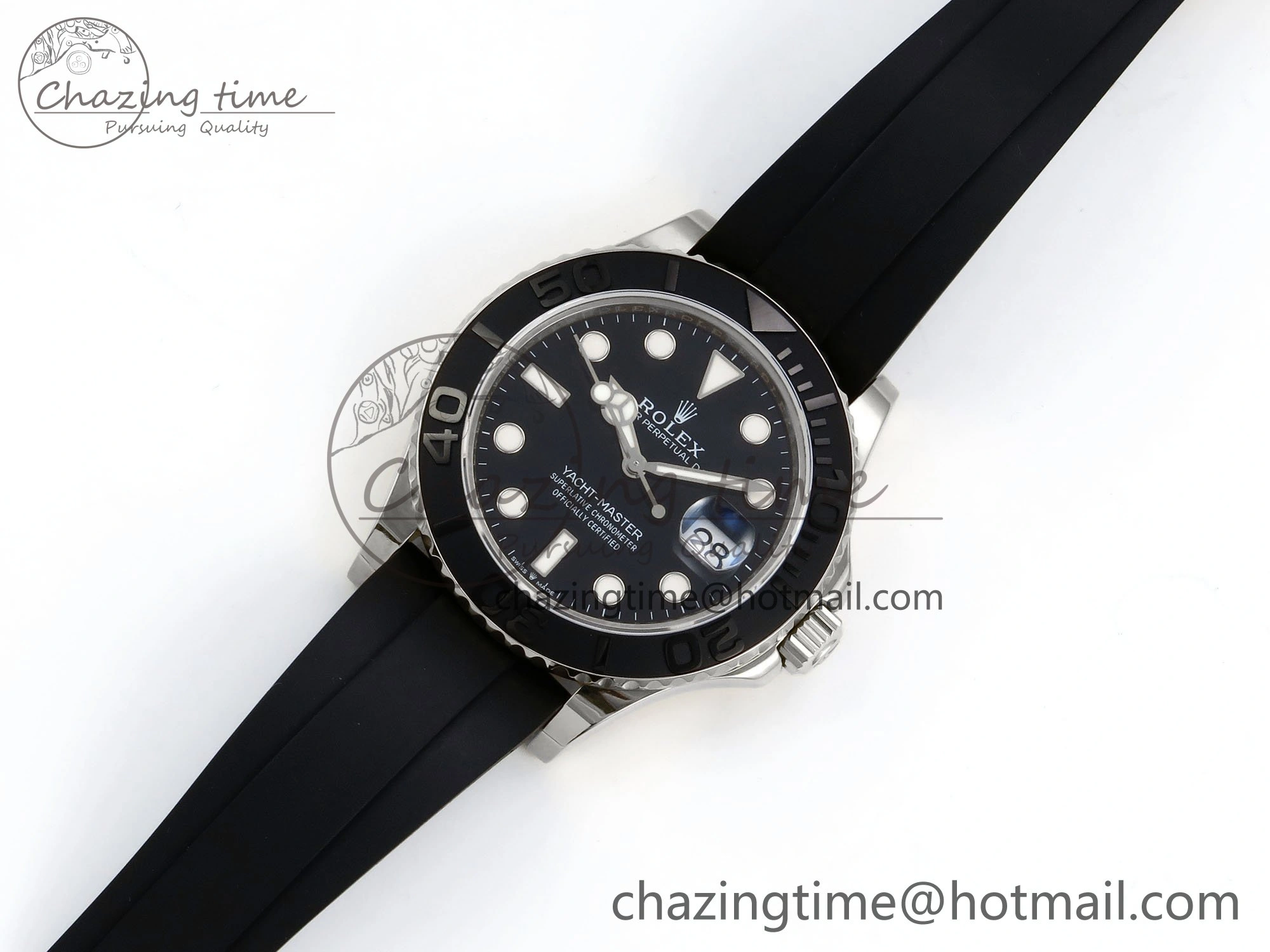 Yacht-Master 226659 KF 1:1 Best Edition YG Wrapped on Oysterflex Strap VR3235 (Gen Weight) Sustainable 1623
