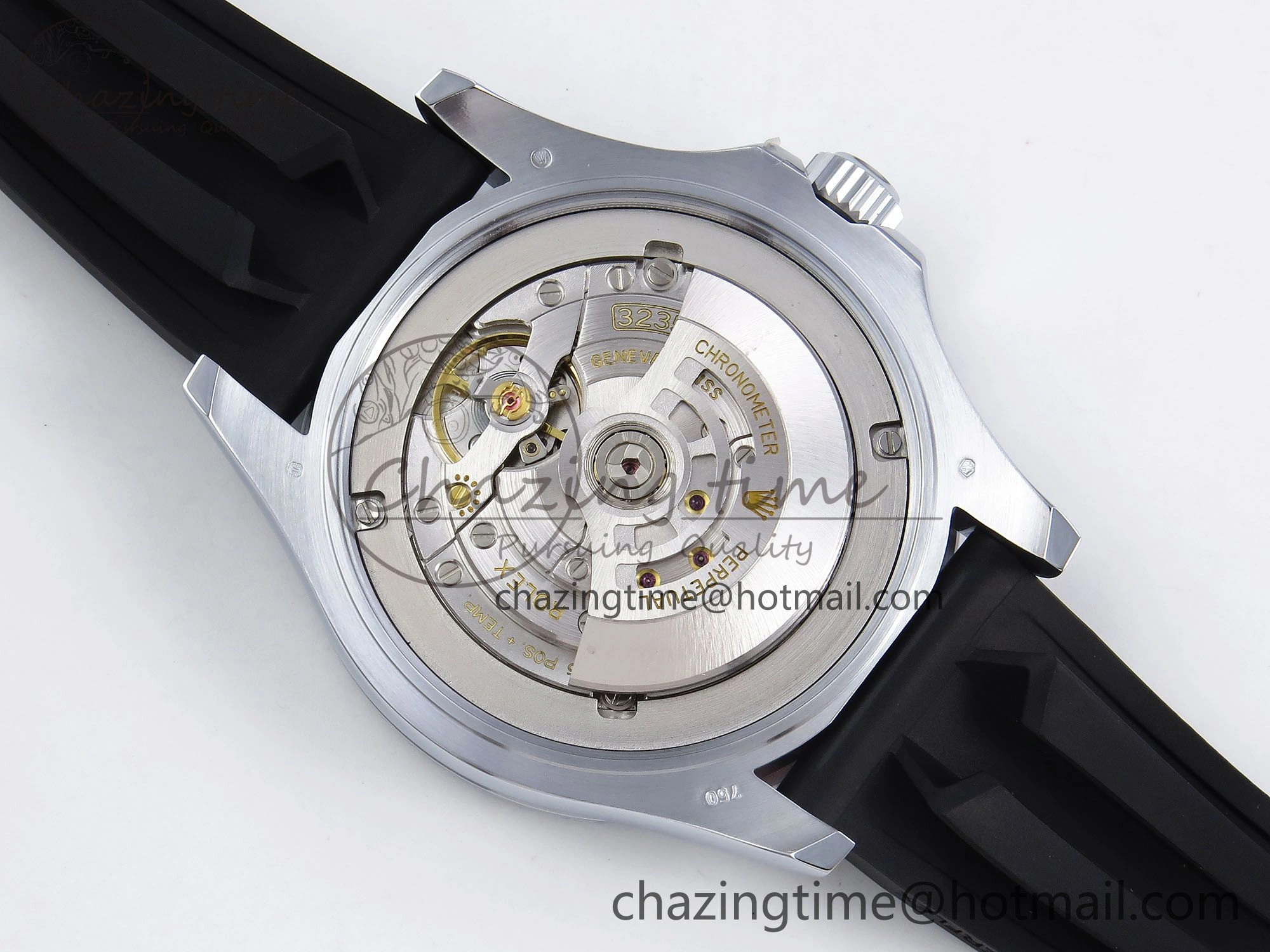 TechFriendly Yacht-Master 226659 SuperF 1:1 Best Edition Black Dial on Oysterflex Strap VR 1341