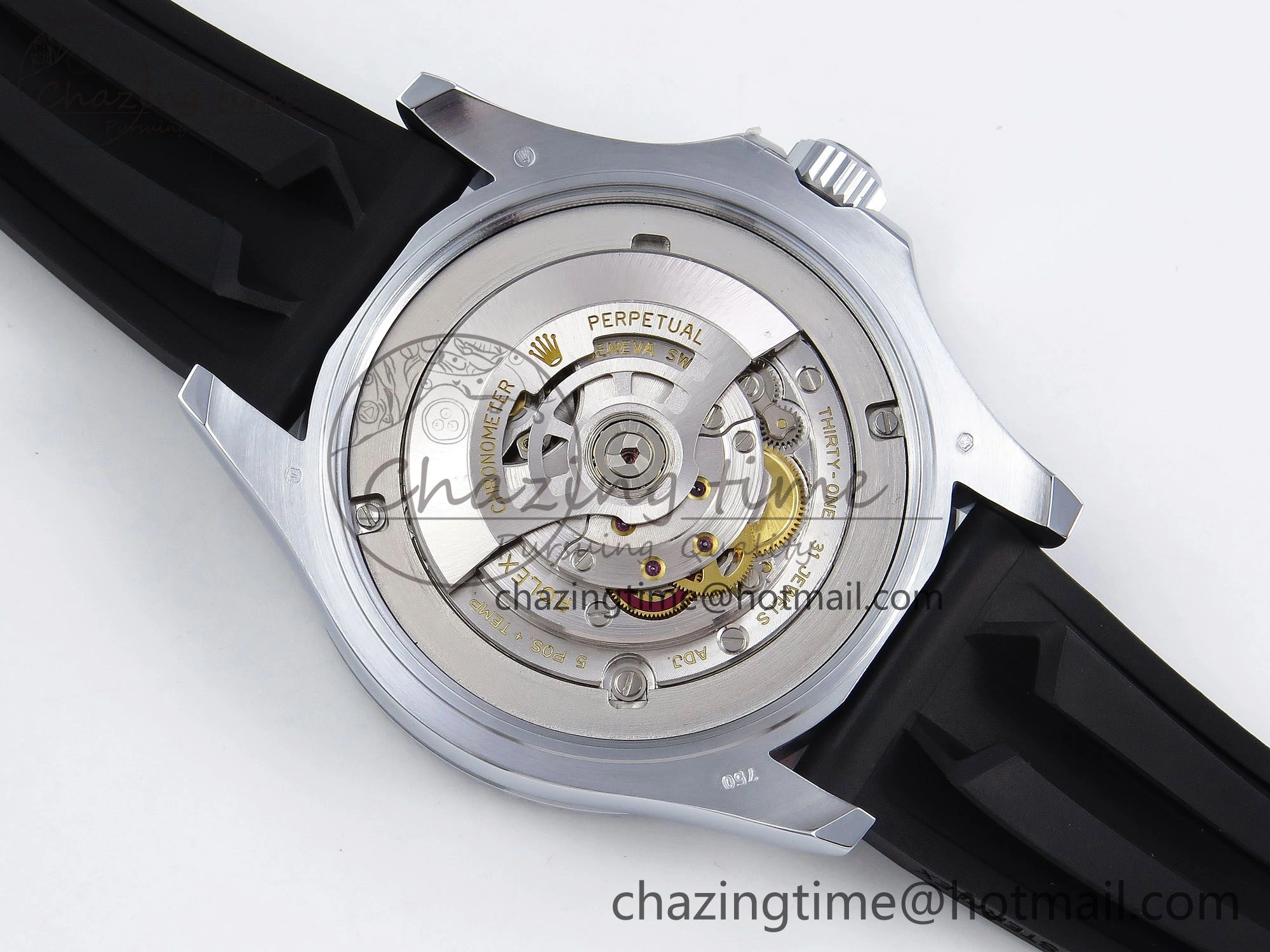 TechFriendly Yacht-Master 226659 SuperF 1:1 Best Edition Black Dial on Oysterflex Strap VR 1341