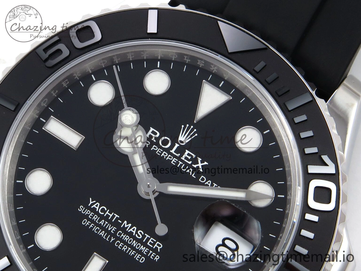 Yacht-Master 226659 VSF 1:1 Best Edition Black Dial on Oysterflex Strap VS3235 (Gain Weight) ComfortFit 1070