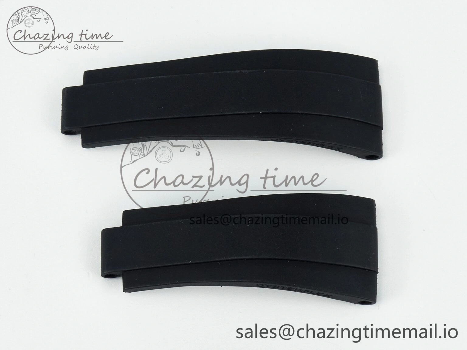 Yacht-Master 37mm 1:1 Best Edition Black Rubber Strap (Fits the Gen size) Bright 4064