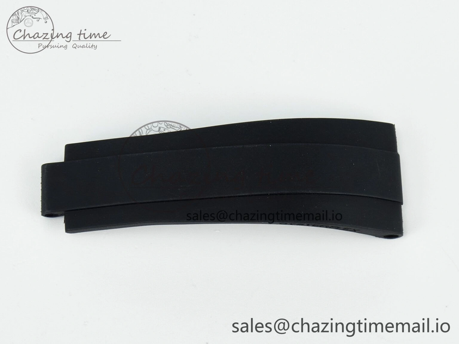 Yacht-Master 37mm 1:1 Best Edition Black Rubber Strap (Fits the Gen size) Bright 4064
