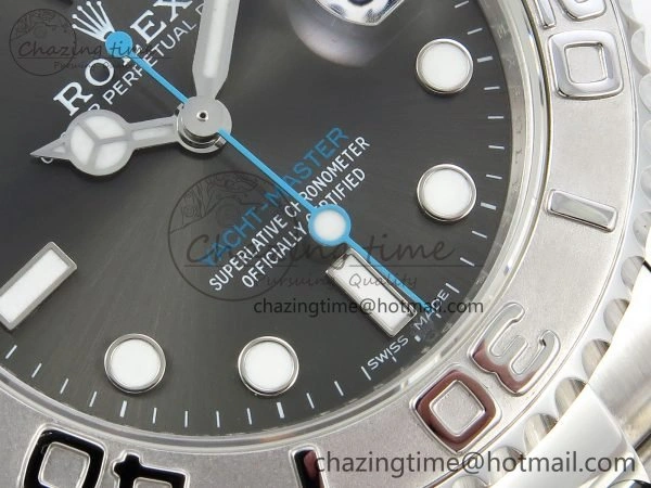 FreshLook Yacht-Master 37mm 268622 ARF 1:1 Best Edition Gray Dial 904L SS Case and Bracelet A 1575