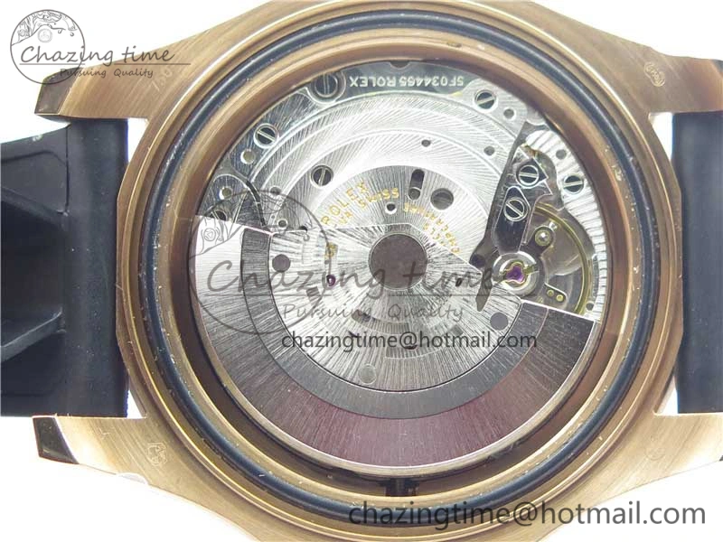 Yacht-Master 40 116695SATS Bp Maker Best Edition Black Dial on Rubber Strap SA ZipUp 3001