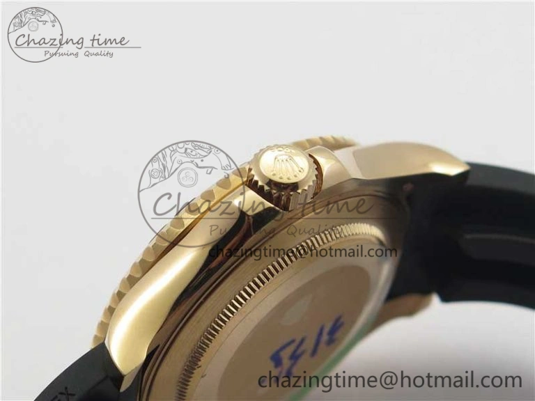 Yacht-Master 40 116695SATS Bp Maker Best Edition Black Dial on Rubber Strap SA ZipUp 3001
