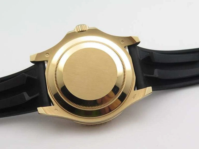 Durable Yacht-Master 40mm 116695SATS Noob 1:1 Best Edition On Black Rubber Strap A2836 (Free Extra Strap) 3567