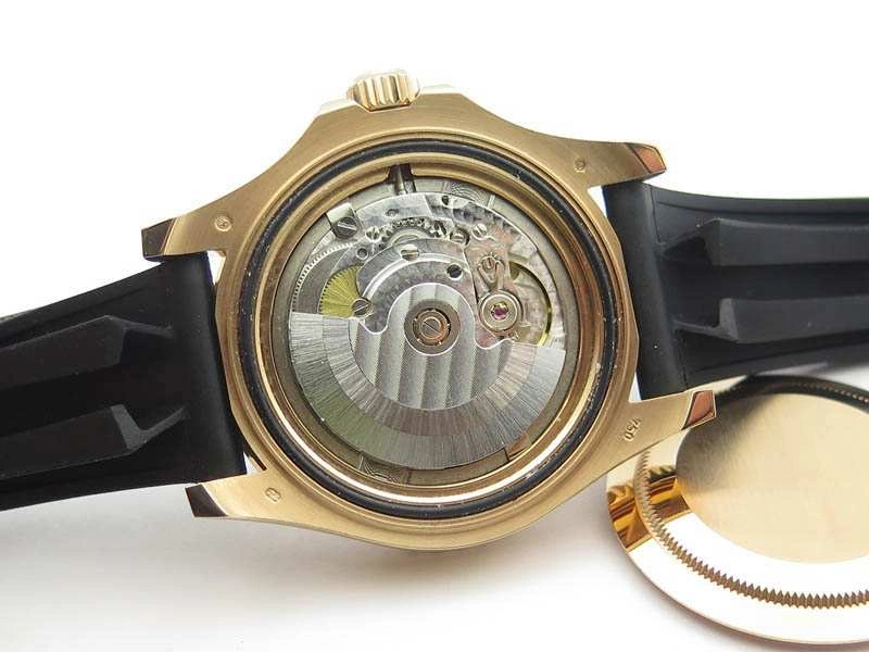 Durable Yacht-Master 40mm 116695SATS Noob 1:1 Best Edition On Black Rubber Strap A2836 (Free Extra Strap) 3567