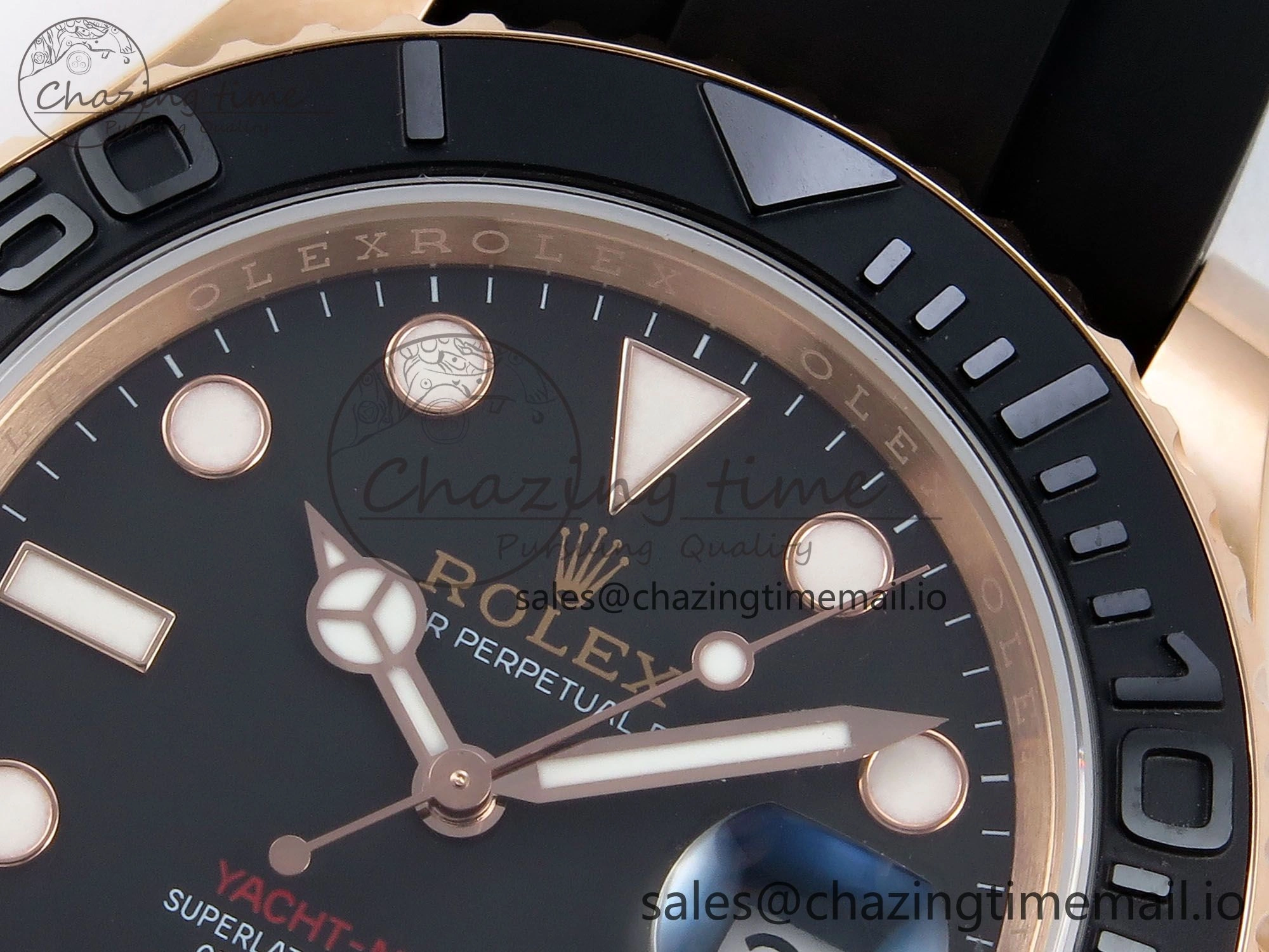 FashionForward Yacht-Master 40mm 126655 EWEF Best Edition Black Dial on Oysterflex Strap A 787